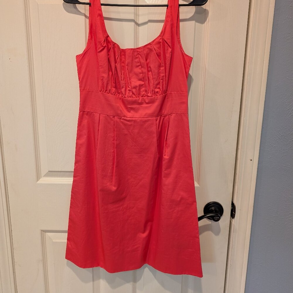Hot Pink J Crew sleeveless dress